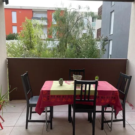 Apartament T2 Avec Terrasse, Proche Plages Et Centre De Montpellier *